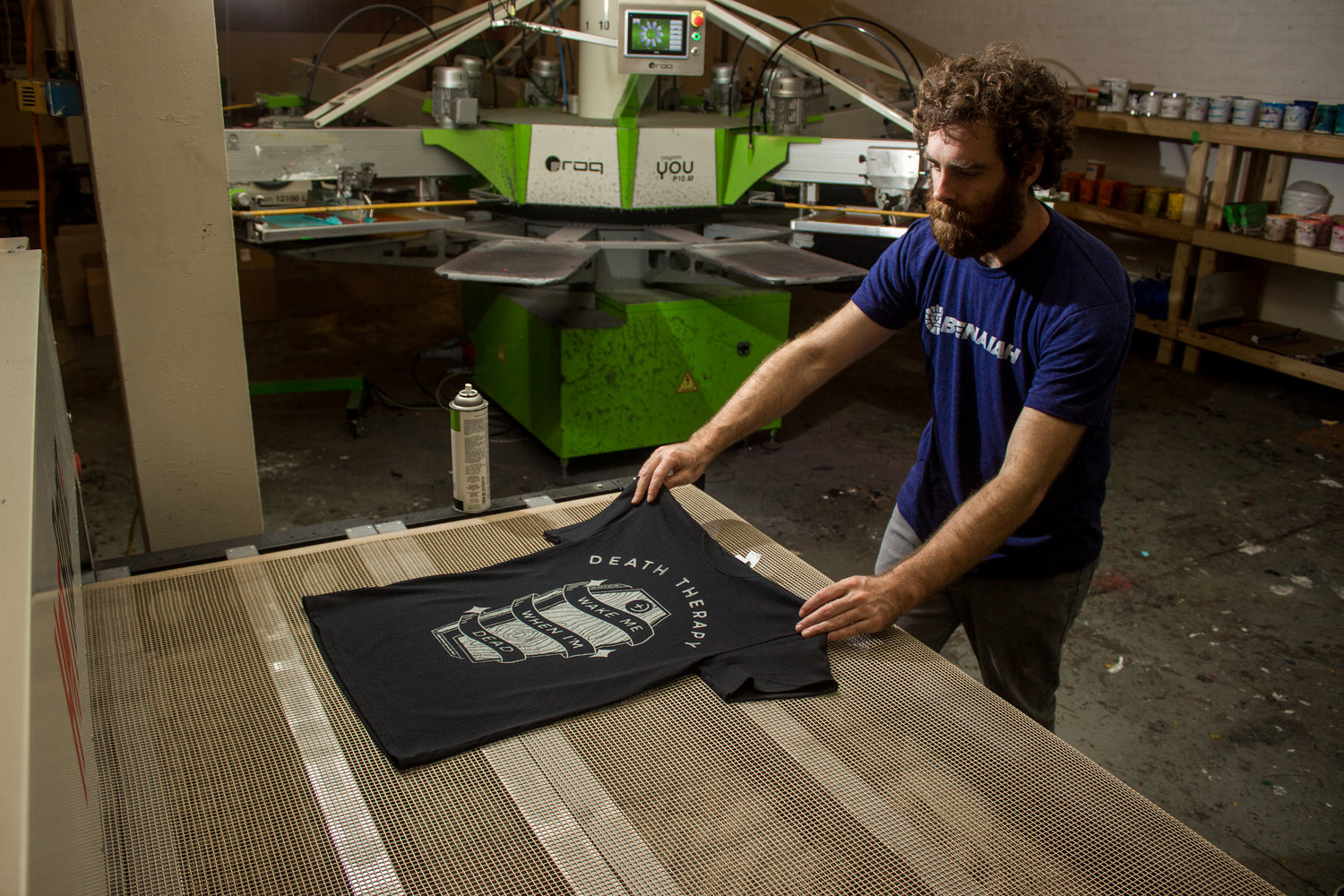 Screen Printing with Benaiah Clothing project image