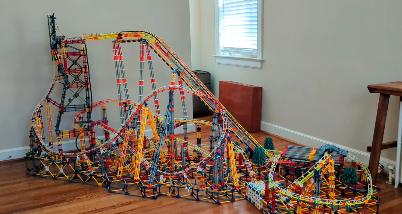 Knex Roller Coaster Model - exhibit detail 0
