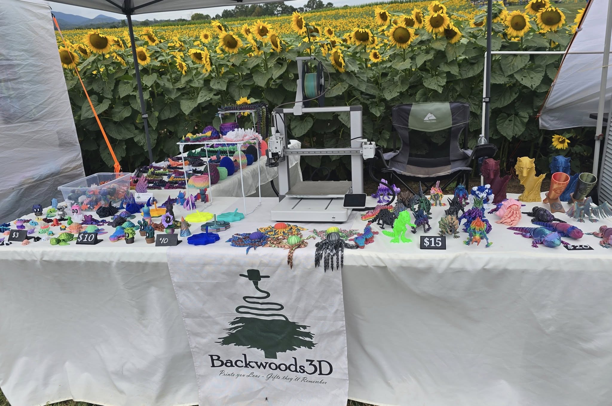 Backwoods3D live printing with the SnapmakerU1 project image