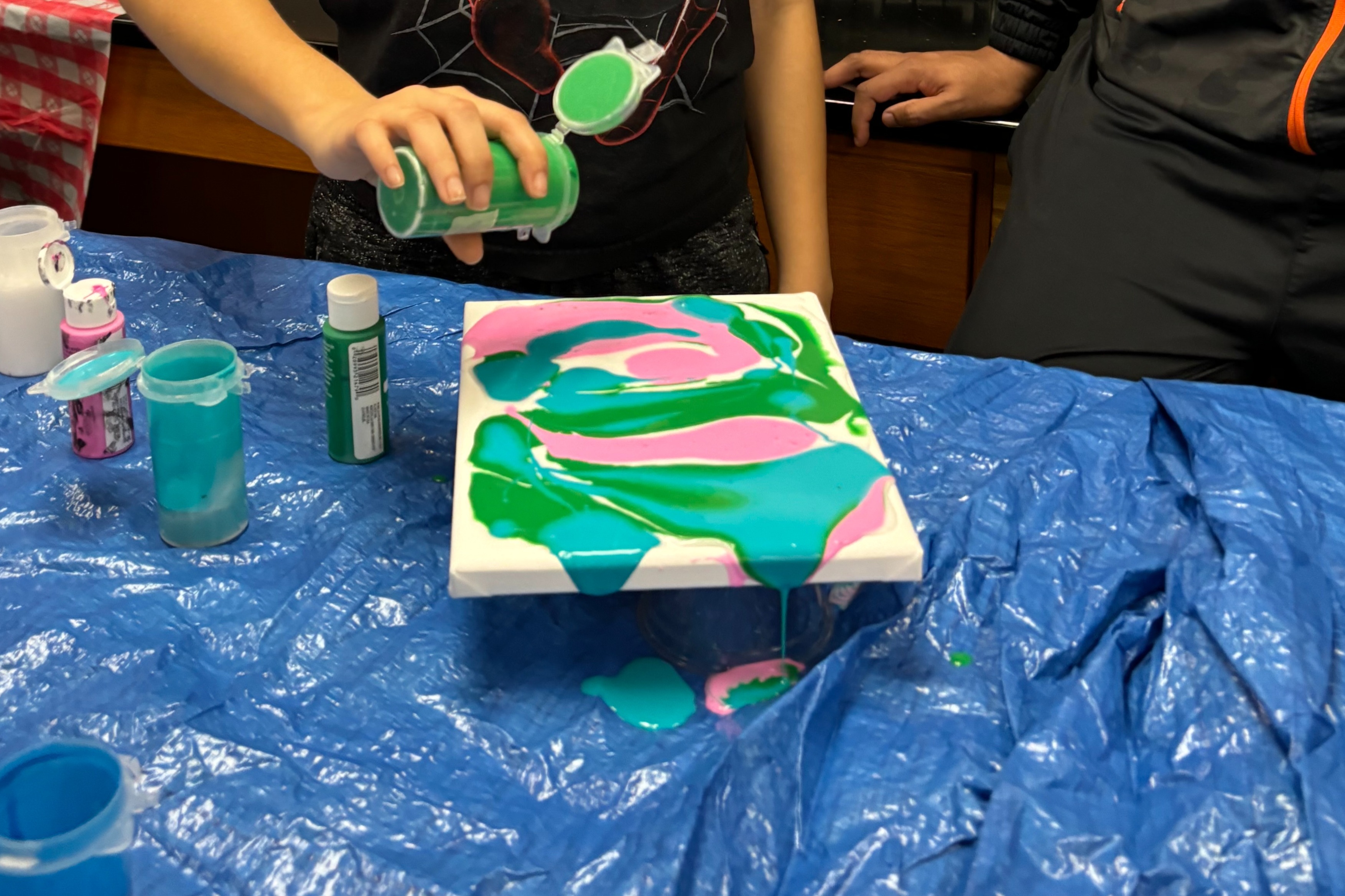 Pour painting project image